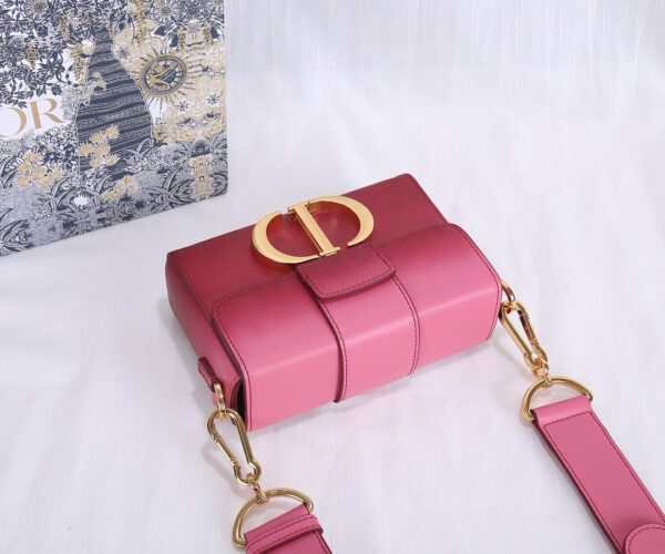 Di0r 30 Montaigne Small Gradient Color Box Bag -  Pink 23313 - Image 3