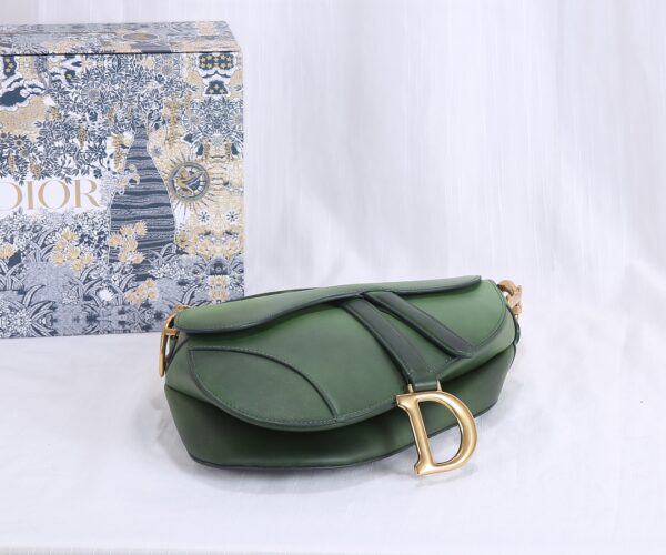Dior Hot Top Saddle Bag - Green 36494 - Image 3