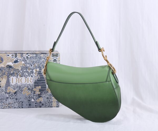 Dior Hot Top Saddle Bag - Green 36494 - Image 5