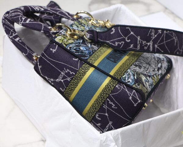 Dior Lady D Embroidery Series - Blue Constellation 30855 - Image 4
