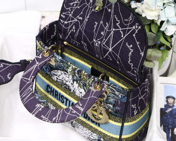 Dior Lady D Embroidery Series - Blue Constellation 30855 - Image 2