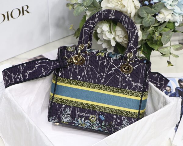 Dior Lady D Embroidery Series - Blue Constellation 30855 - Image 5