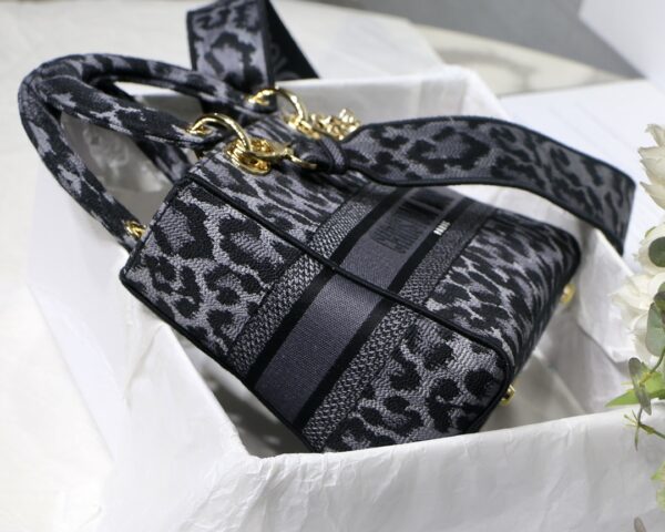 Dior Lady D Embroidery Series - Leopard Light Gold 15491 - Image 4
