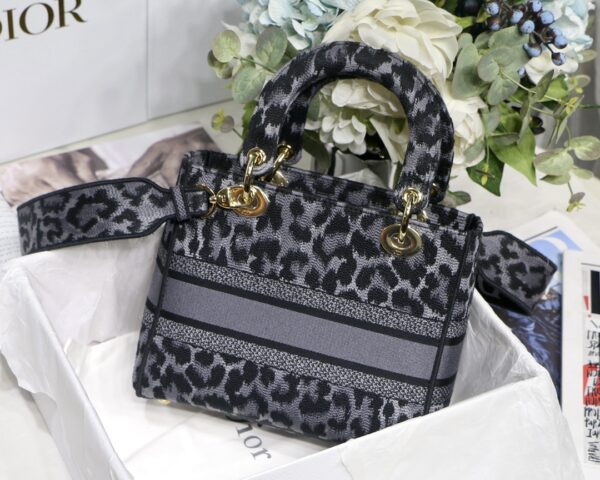 Dior Lady D Embroidery Series - Leopard Light Gold 15491 - Image 5