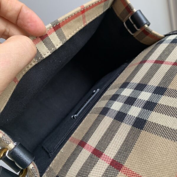 Burberry Jayde Vintage Check Crossbody Bag - Black 99303 - Image 3