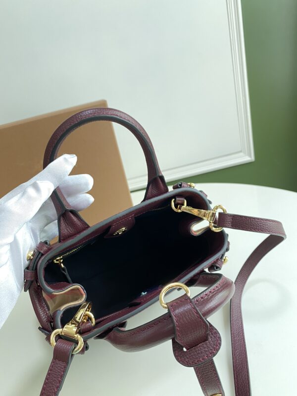 Burberry Banner Small Handbag - Purple 34726 - Image 2