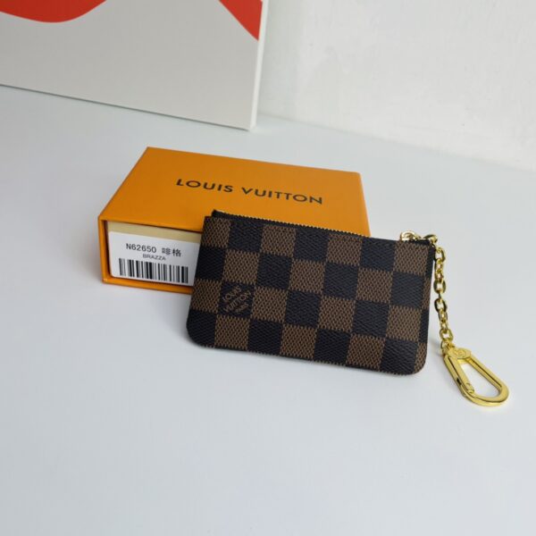 Louis Vuitton Damier Canvas Pouch - Black/Brown 31096 - Image 5