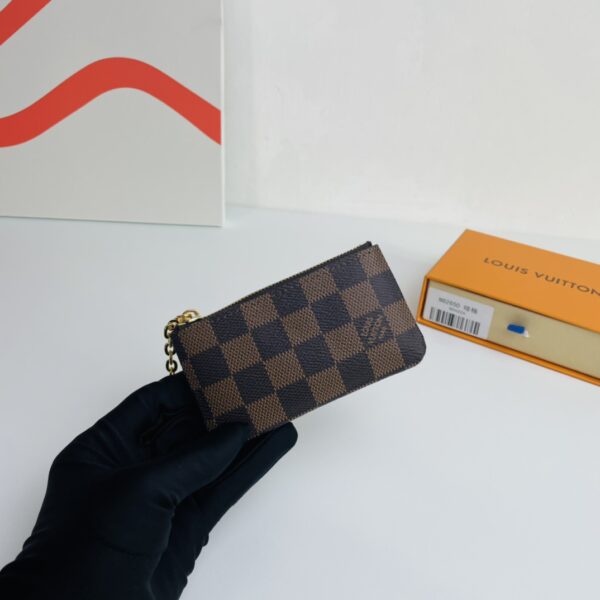 Louis Vuitton Damier Canvas Pouch - Black/Brown 31096 - Image 4
