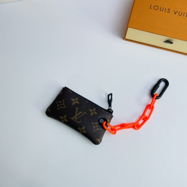 Louis Vuitton Key Case  Orange Chain - Brown 68953 - Image 5