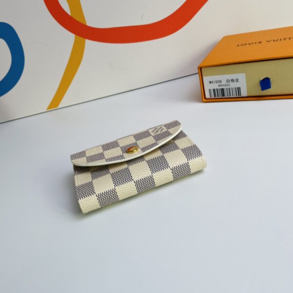Louis Vuitton Envelope Coin Purse - White 24704 - Image 3