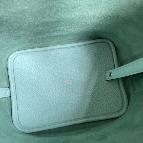 Hermes Picotin 18 Vegetable Basket Handbag - Macron Blue 54540 - Image 3