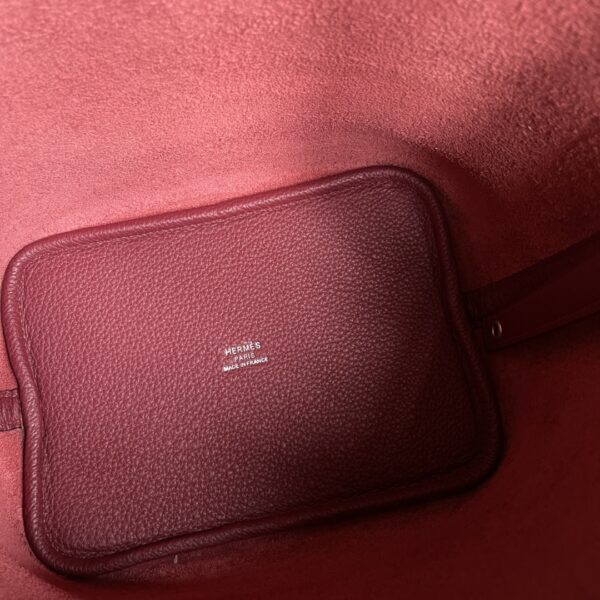 Hermes Picotin 18 Vegetable Basket Handbag - Wine Red 58739 - Image 2