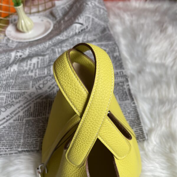 Hermes Picotin 18 Vegetable Basket Handbag - Lemon 60657 - Image 3