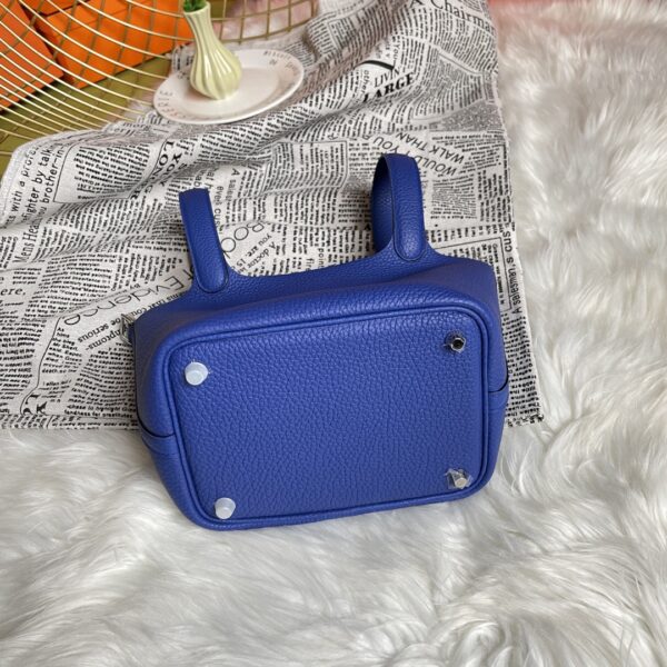 Hermes Picotin 18 Vegetable Basket Handbag - Electric Light Blue 72277 - Image 3