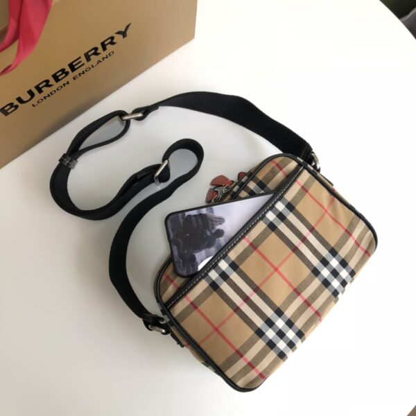 Burberry Bjiachunyuan Vintage Check Pattern Bag 69019 - Image 5