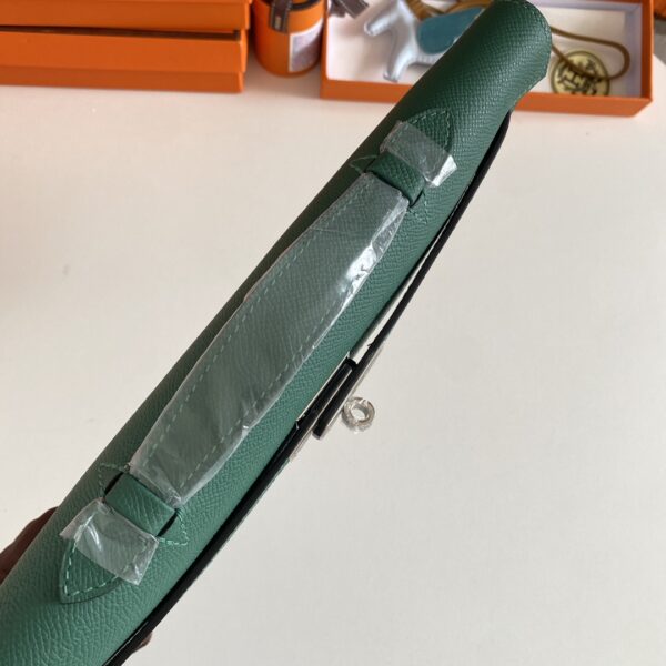 Hermes Kelly Cut Wallet - Malachite Green 66952 - Image 2