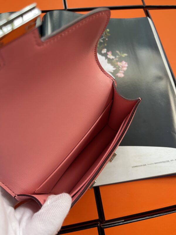 Hermes Mini Stewardess Handbag - Milkshake Powder 63449 - Image 3
