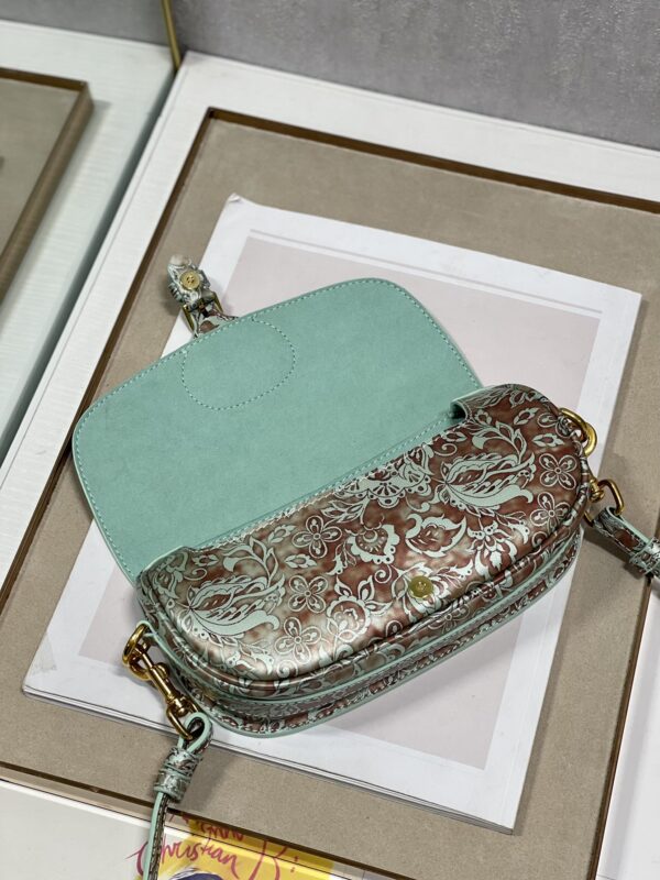 Dior Bobby East-West Handbag - Blue Print 37458 - Image 3