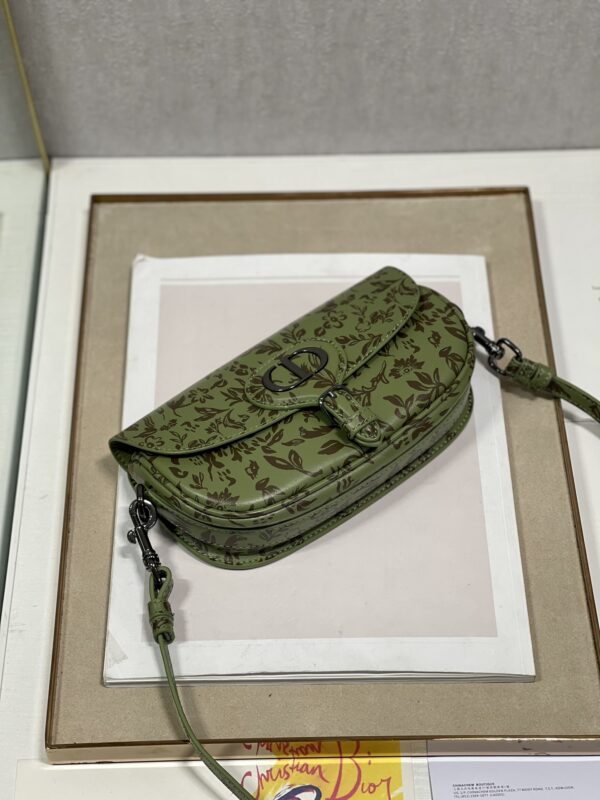 Dior Bobby East-West Handbag - Green Print 44307 - Image 2