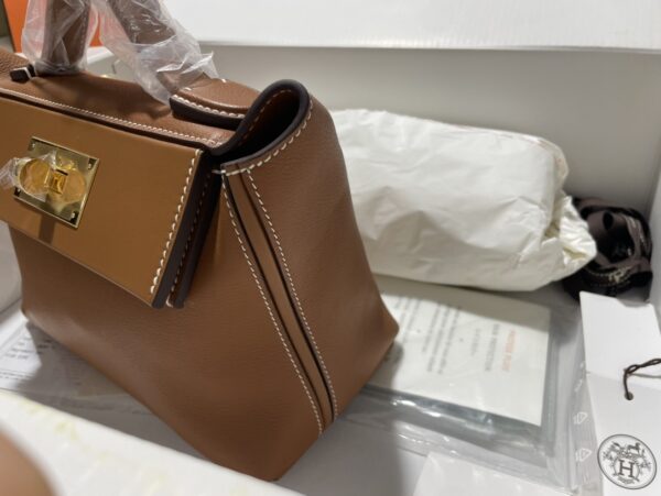Hermes Mini2424 Handbag - Brown 33894 - Image 3