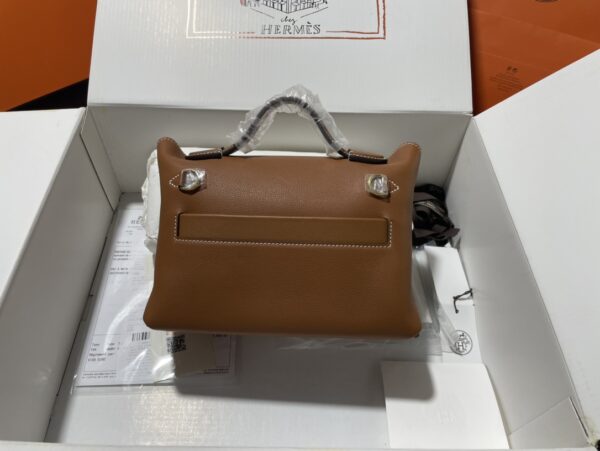 Hermes Mini2424 Handbag - Brown 33894 - Image 5