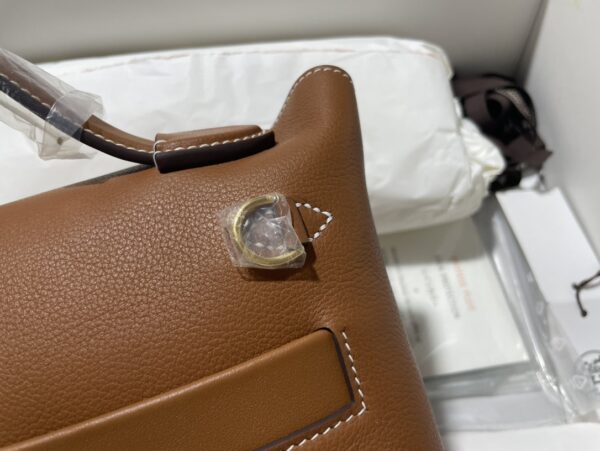 Hermes Mini2424 Handbag - Brown 33894 - Image 2