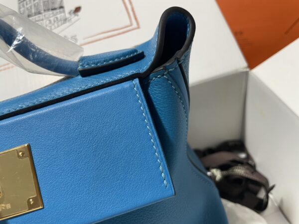 Hermes Mini2424 Handbag - Blue 54499 - Image 2