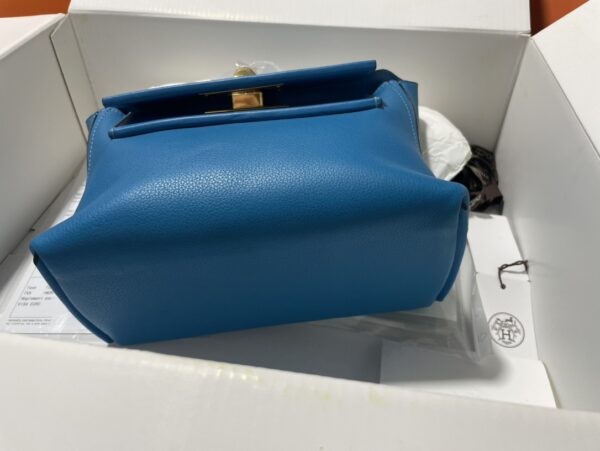 Hermes Mini2424 Handbag - Blue 54499 - Image 5