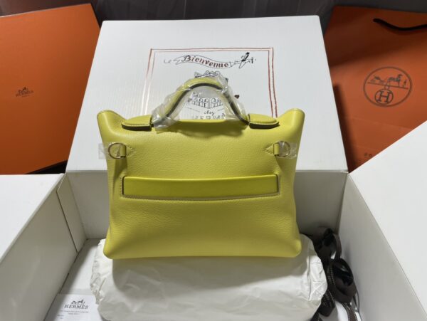 Hermes Mini2424 Handbag - Yellow 53770 - Image 5