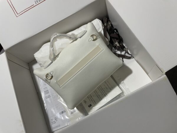 Hermes Mini2424 Handbag - White 47783 - Image 5
