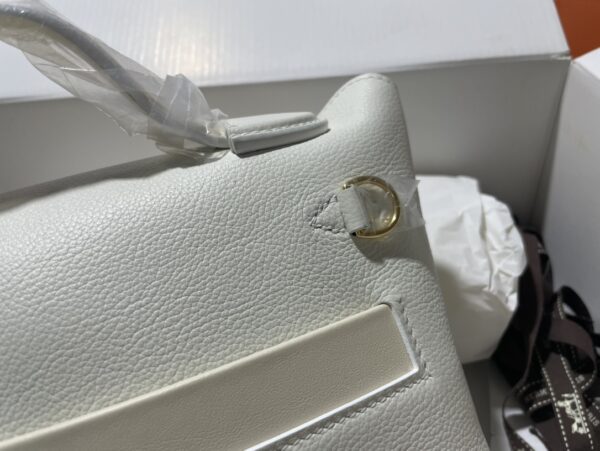 Hermes Mini2424 Handbag - White 47783 - Image 4