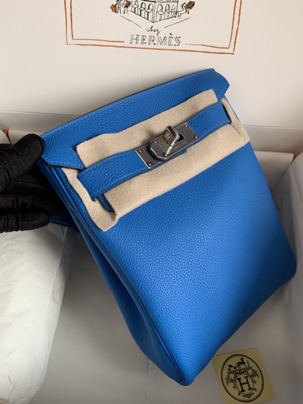 Hermes HAC A DOS Handbag – Blue 88382 - Image 2
