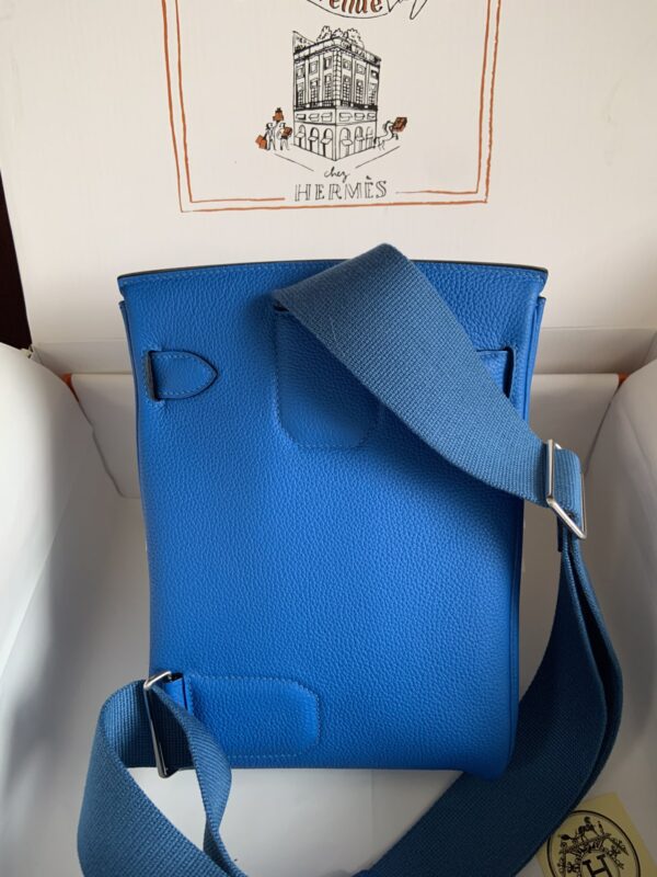 Hermes HAC A DOS Handbag – Blue 88382 - Image 5