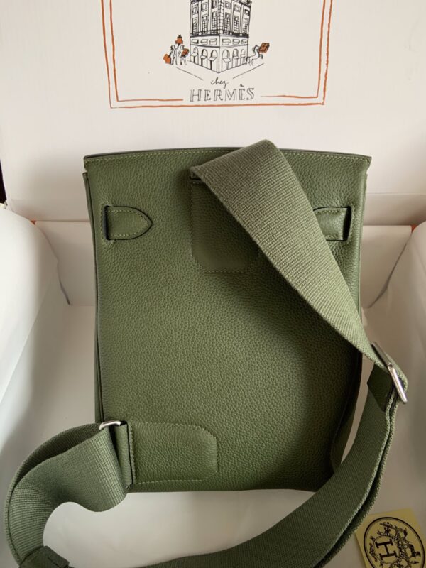 Hermes HAC A DOS Handbag – Green 98042 - Image 5