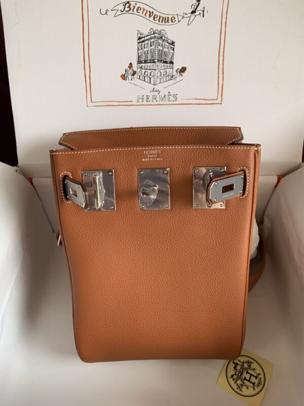 Hermes HAC A DOS Handbag – Brown 70610 - Image 3