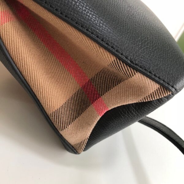 Burberry Banner Small Handbag - Black 48494 - Image 2