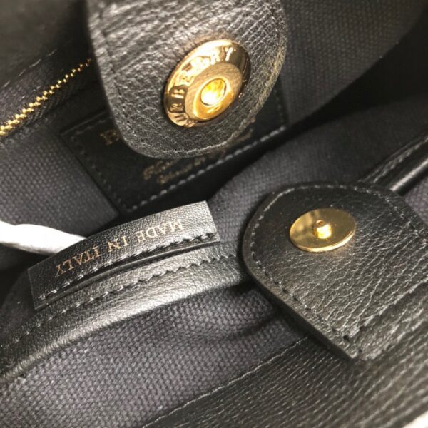Burberry Banner Small Handbag - Black 48494 - Image 4