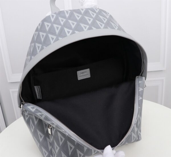 Dior Rider Diamond Graphic Backpack - Gray 39212 - Image 2
