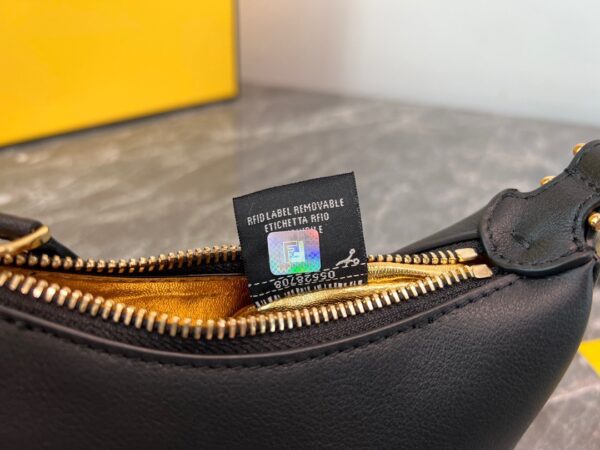 Fendi Praphy Underarm Mini Bag - Black 24949 - Image 2