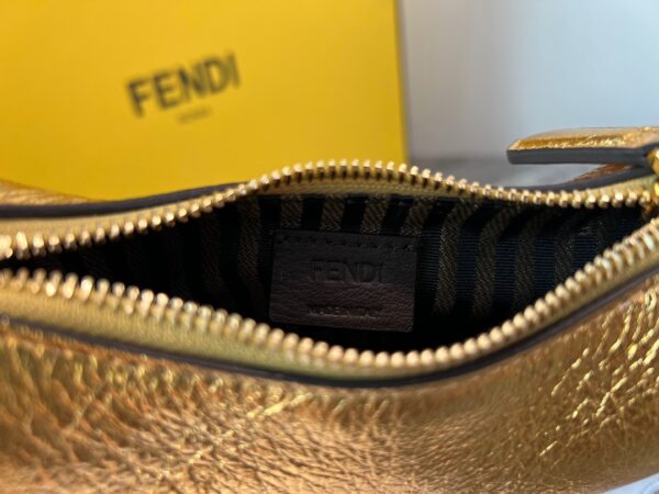 Fendi Praphy Underarm Mini Bag - Golden 70498 - Image 3