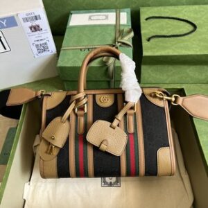 Gucci Bauletto Small Handbag - Brown 47374