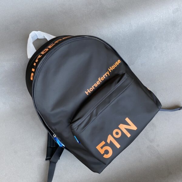 Burberry Horseferry Print Backpack - Blue 50404 - Image 5
