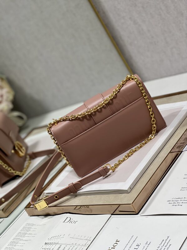 Dior 30 Montaigne East-West Chain Handbag - Pink 53398 - Image 4