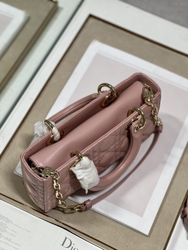 Dior Medium Horizontal Diana Bag - Pink 87181 - Image 5