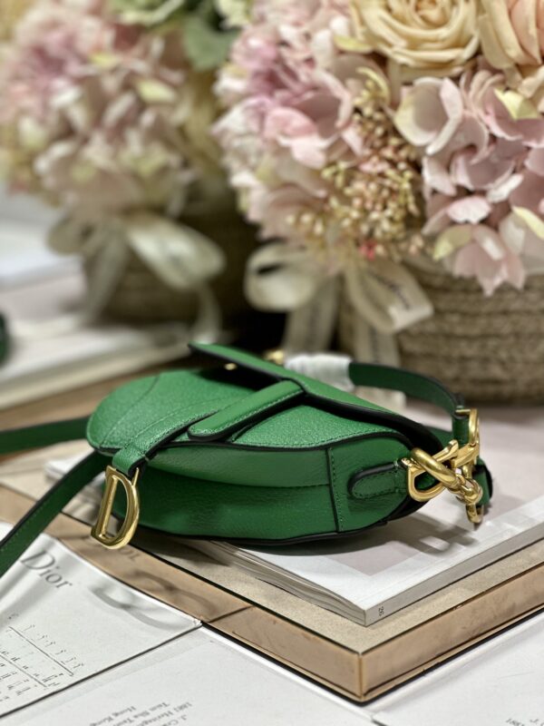 Dior Super Mini Saddle Bag - Green 12540 - Image 4