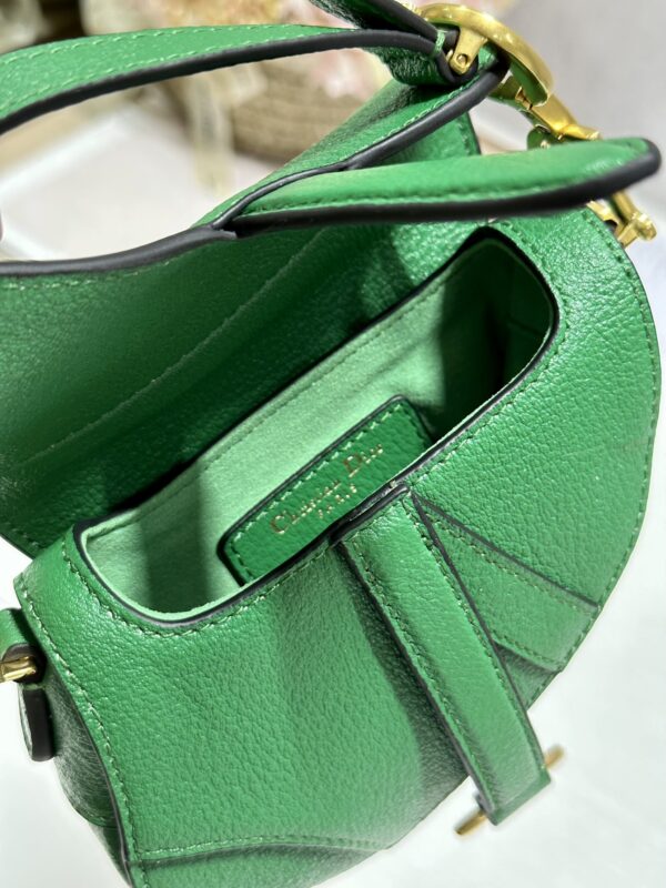 Dior Super Mini Saddle Bag - Green 12540 - Image 3