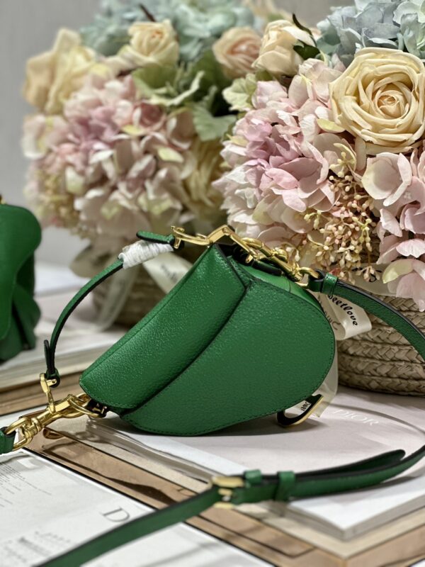 Dior Super Mini Saddle Bag - Green 12540 - Image 5
