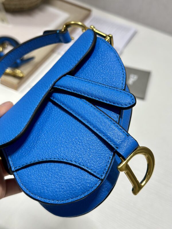 Dior Super Mini Saddle Bag - Blue 15149 - Image 2