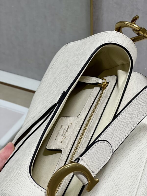 Dior Small Saddle Handbag - Off White 52651 - Image 3