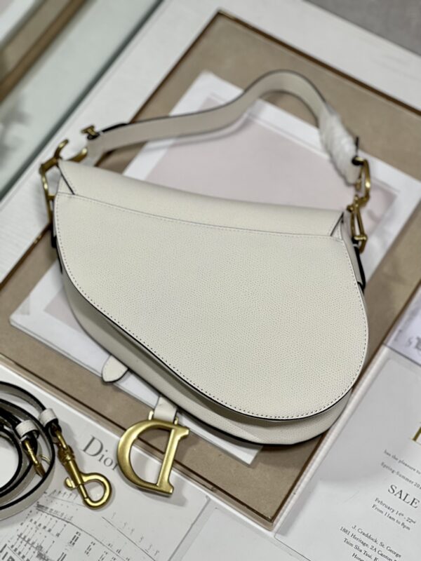 Dior Small Saddle Handbag - Off White 52651 - Image 2
